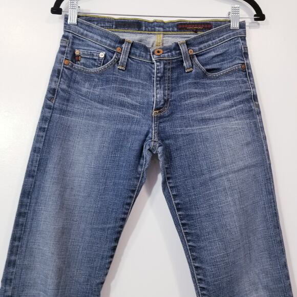 Adriano Goldschmied Jeans Low Rise Bootcut Blue Denim - Picture 2 of 12